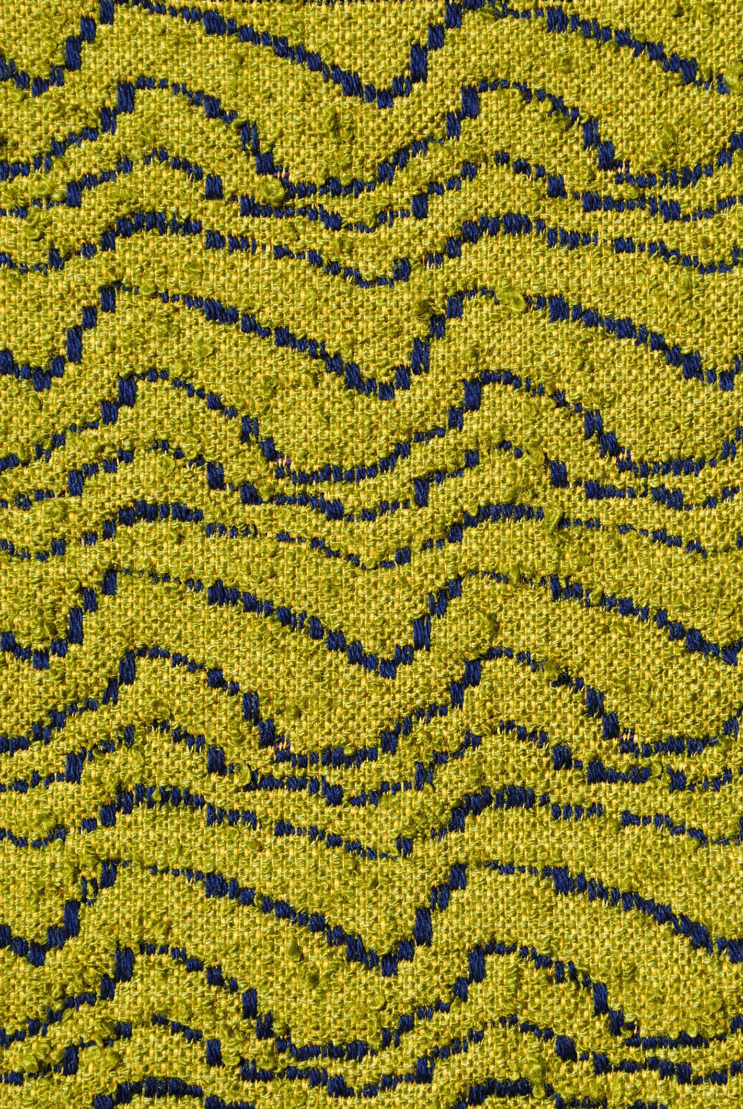 WATER STUDY 1 (detail),  7" x 7-5/8", wool, cotton, synthetic fiber