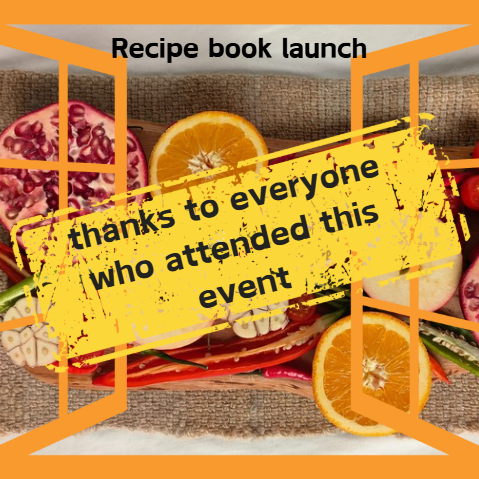 Recipe book launch - 4 May