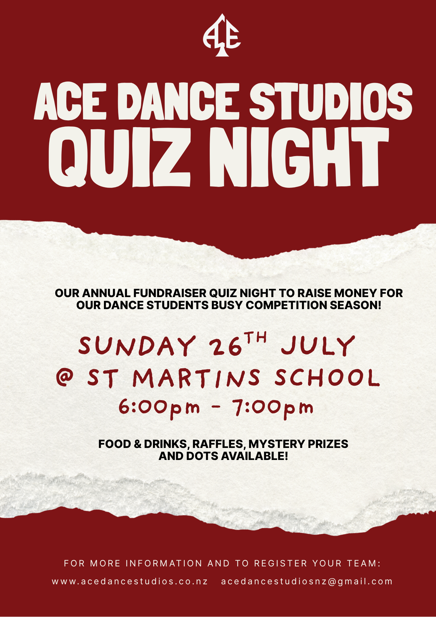 QUIZ NIGHT FUNDRAISER