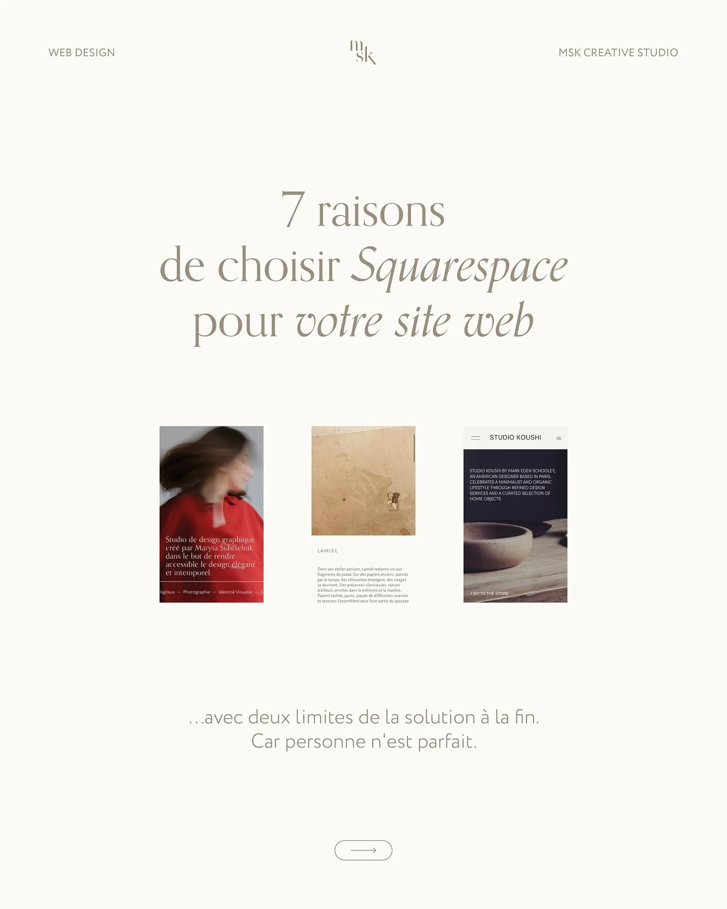 Il existe de nombreuses solutions CMS pour cr&eacute;er un site web. J&rsquo;en ai test&eacute; plusieurs : WordPress, Wix, Shopify&hellip;

Chacune a ses points forts selon les besoins.
Mais pour un site simple, &eacute;l&eacute;gant, moderne et abo