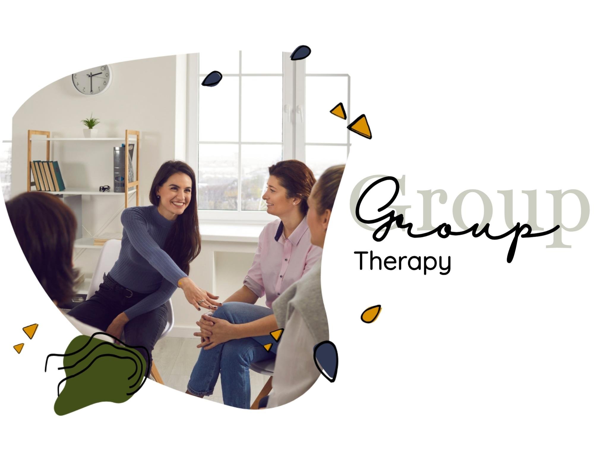 adult women in group therapy