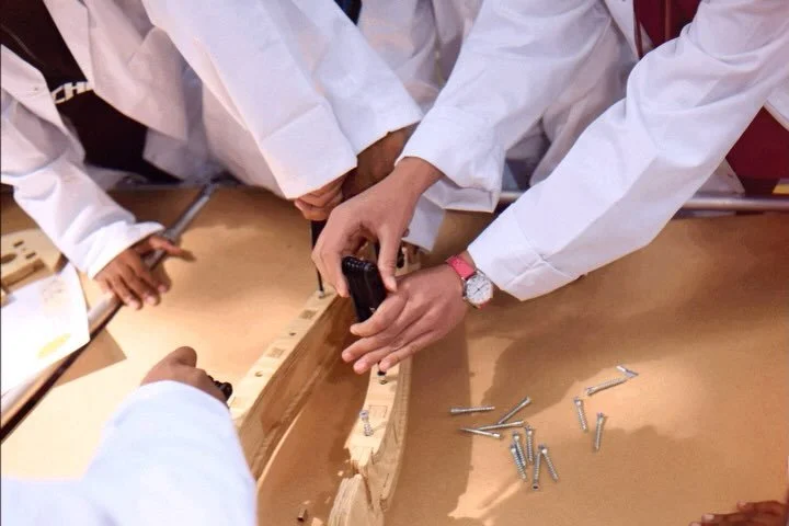 Great Exhibition Road Festival 2025!

12 young people from our Saturday school took part in an immersive engineering workshop at the Dyson School of Design Engineering, Imperial College London, in collaboration with @upcycleldn_ &amp; Alex Clarke.

H