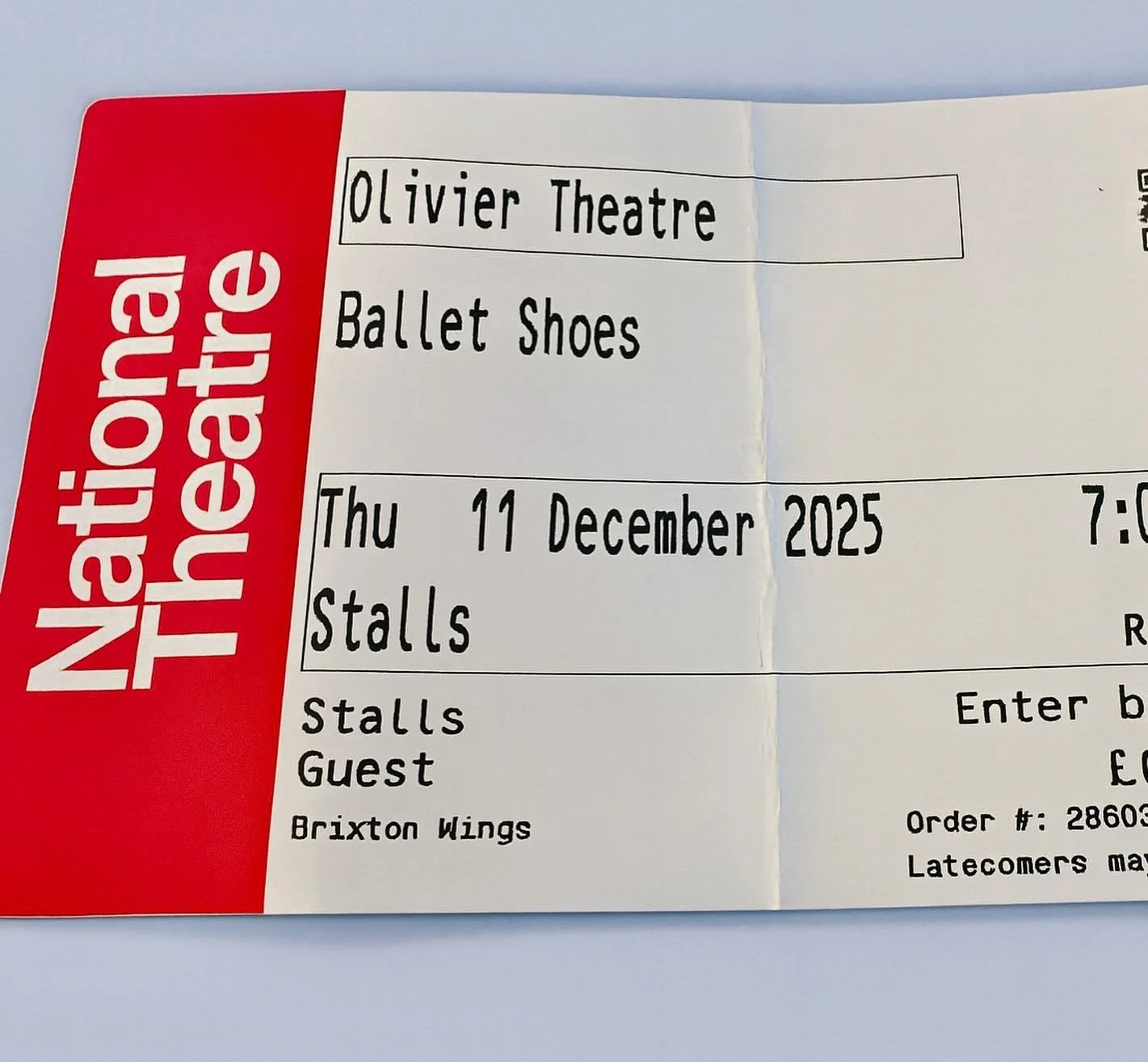 An Evening at the National Theatre 

This month, Brixton Wings made our fourth visit to the National Theatre, where 16 young people from across our programmes experienced Ballet Shoes on the Olivier stage.

For many, it was more than a night out, it 