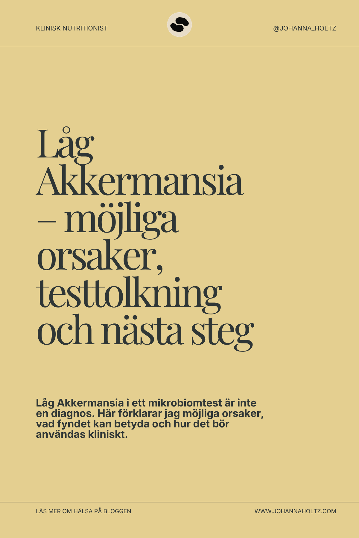 Låg Akkermansia – möjliga orsaker, testtolkning och nästa steg