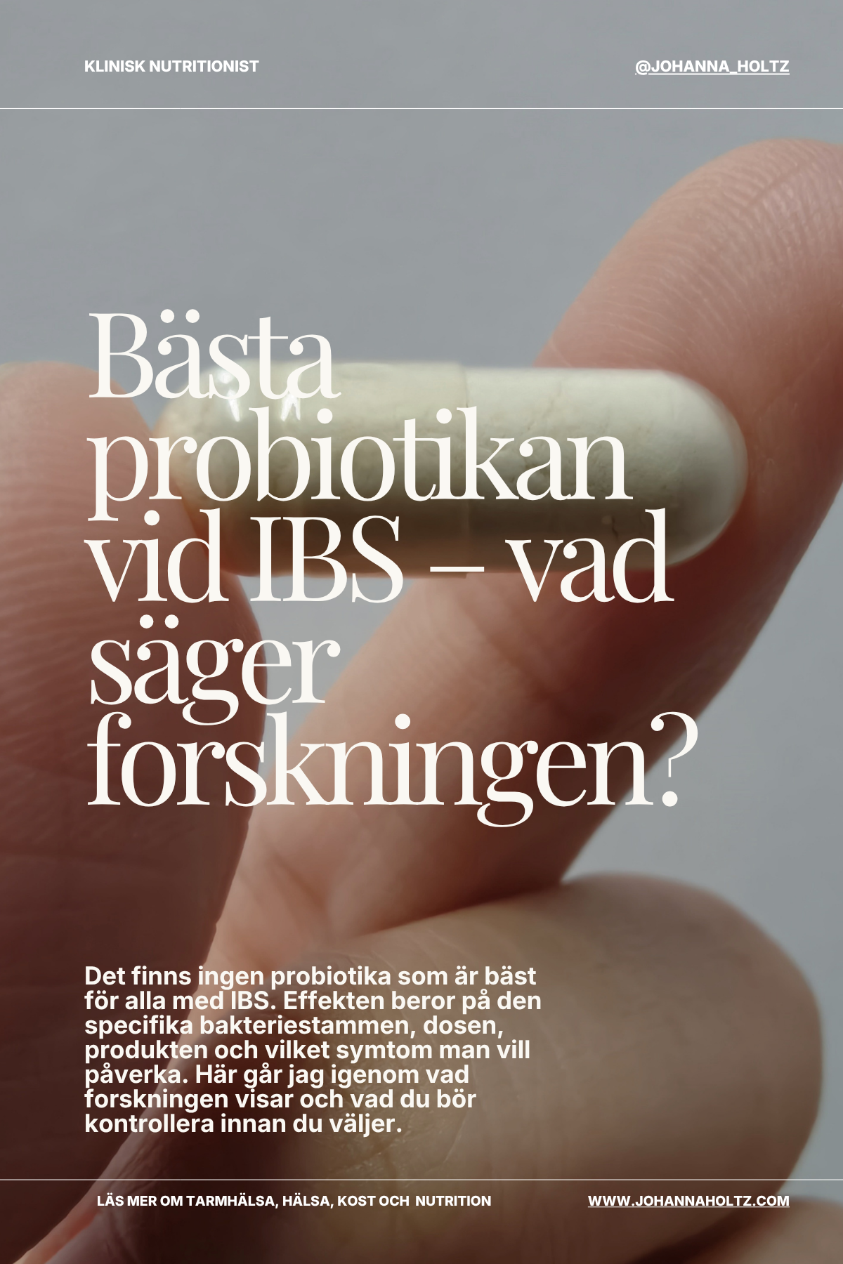 Bästa probiotikan vid IBS – vilka stammar har bäst evidens?