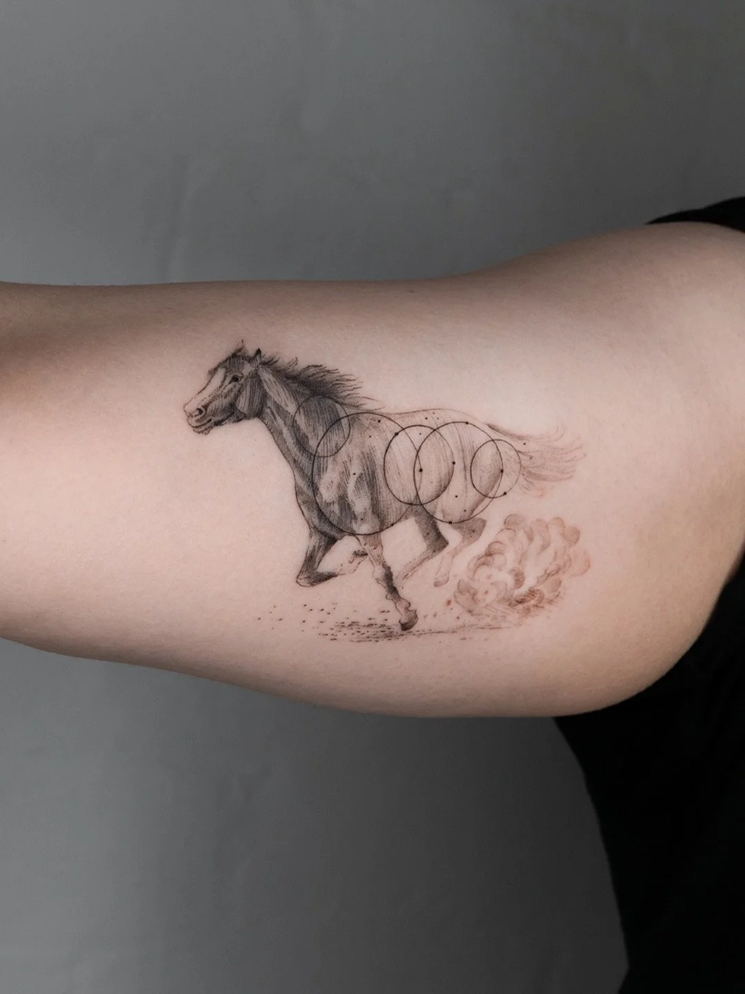 Loved doing this beautiful piece taken from my flash 🐎💫

Save this for your next tattoo idea &hearts;️

Books Open | @themanchestersocial
&mdash;&mdash;&mdash;&mdash;&mdash;&mdash;&mdash;&mdash;&mdash;&mdash;&mdash;&mdash;&mdash;&mdash;&mdash;&mdas