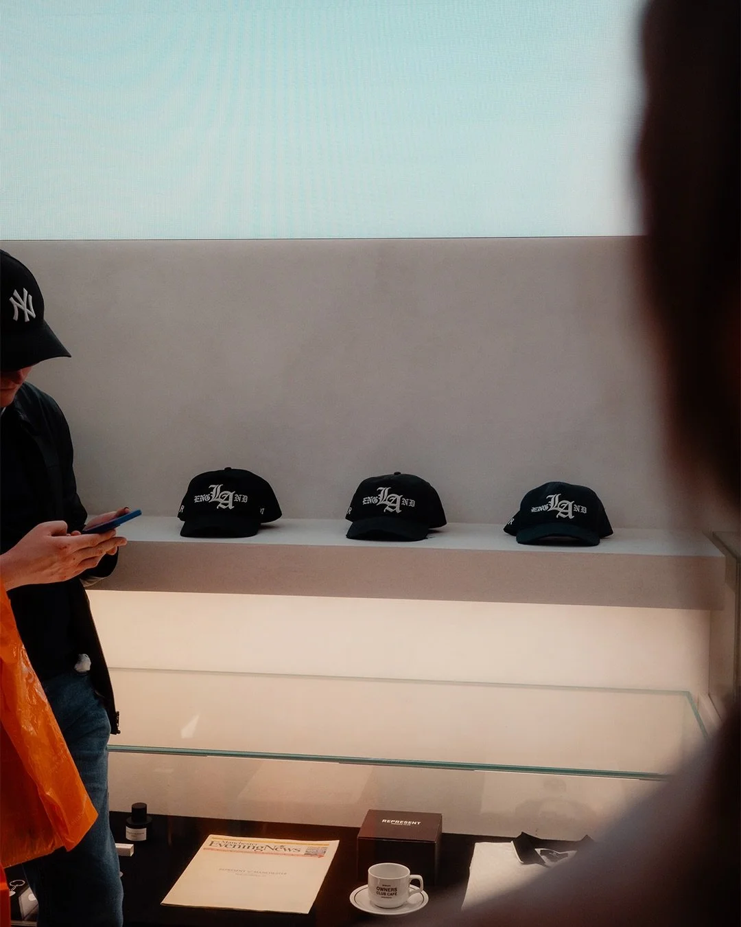 An evening checking out the new Represent SS26 drop 📸

Thanks @representclomcr for the invite &hearts;️