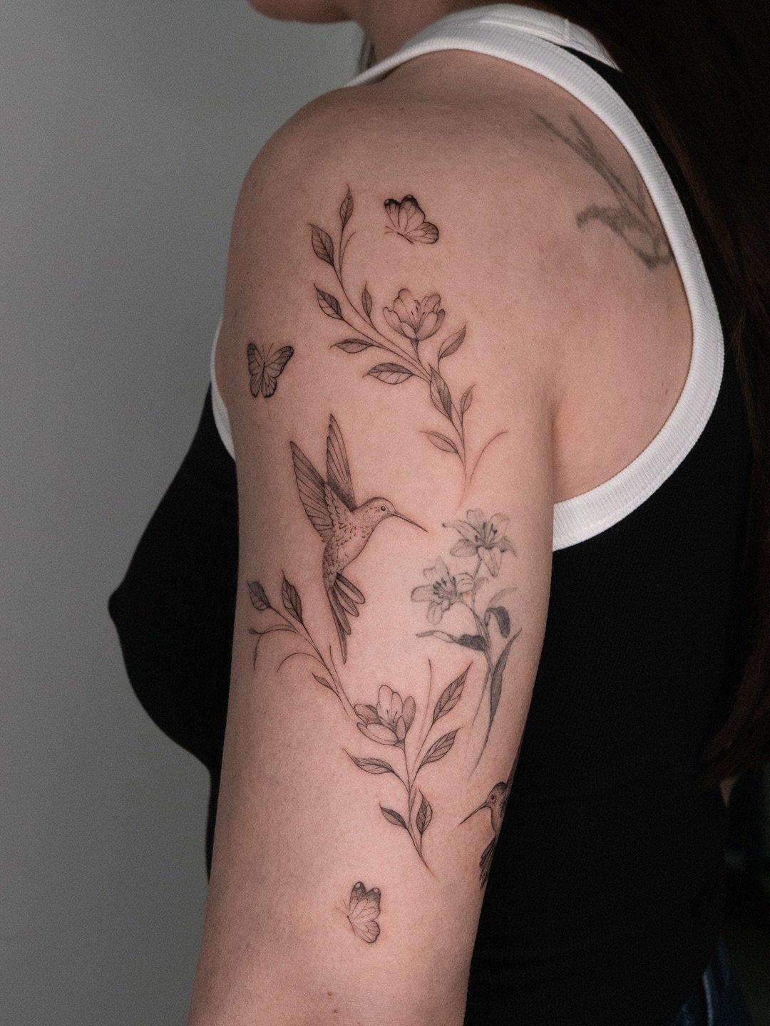 Elegant floral wildlife additions for @linsey__bower ✨

Save this for your next tattoo idea.
Books Open ➜ @themanchestersocial 
&mdash;&mdash;&mdash;&mdash;&mdash;&mdash;&mdash;&mdash;&mdash;&mdash;&mdash;&mdash;&mdash;&mdash;&mdash;&mdash;&mdash;&md
