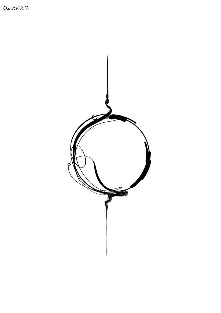 Geometric drawing of an outline square with sections divided by vertical, horizontal, and diagonal lines.