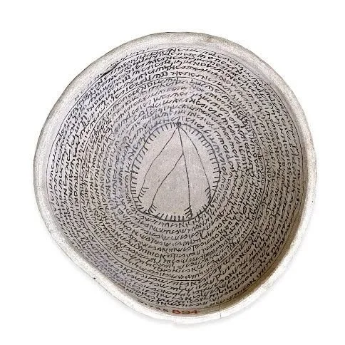 Ceramic bowl with Aramaic magic inscription