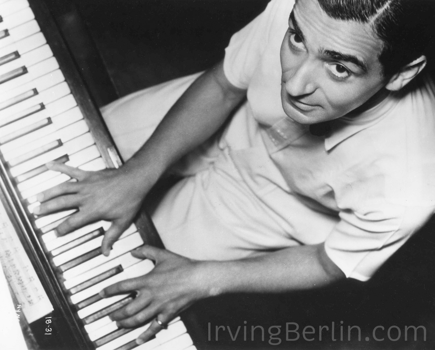 Irving Berlin at piano