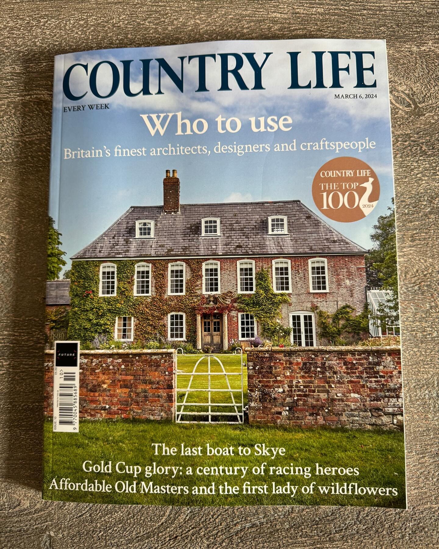 WHAT an honour! 🙏🏻 To say we are bowled over at being included in @countrylifemagazine top 100, is a massive understatement, we are totally and utterly THRILLED!  Thank you so much @giles.kime and everyone at @countrylifemagazine, and to be amongst