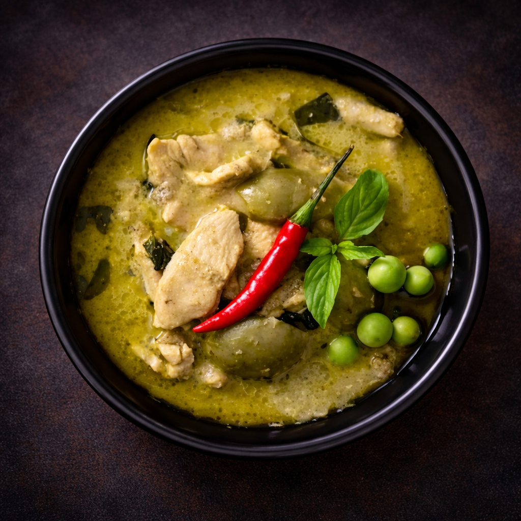 Thai Green Curry - Protein 49g - Carbs 41g - Fat 14g - 486 Kcals