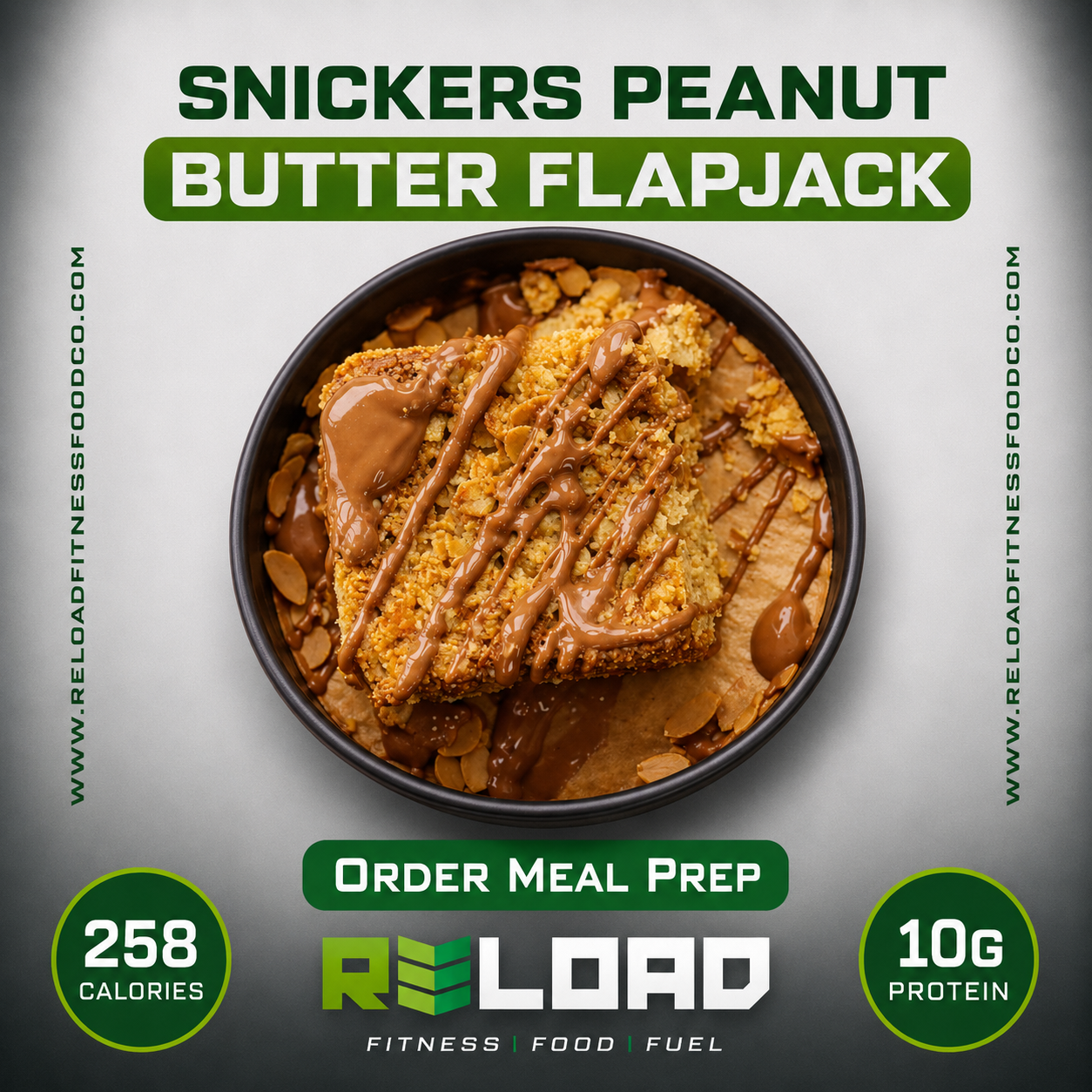 Snickers Peanut Butter Flapjack