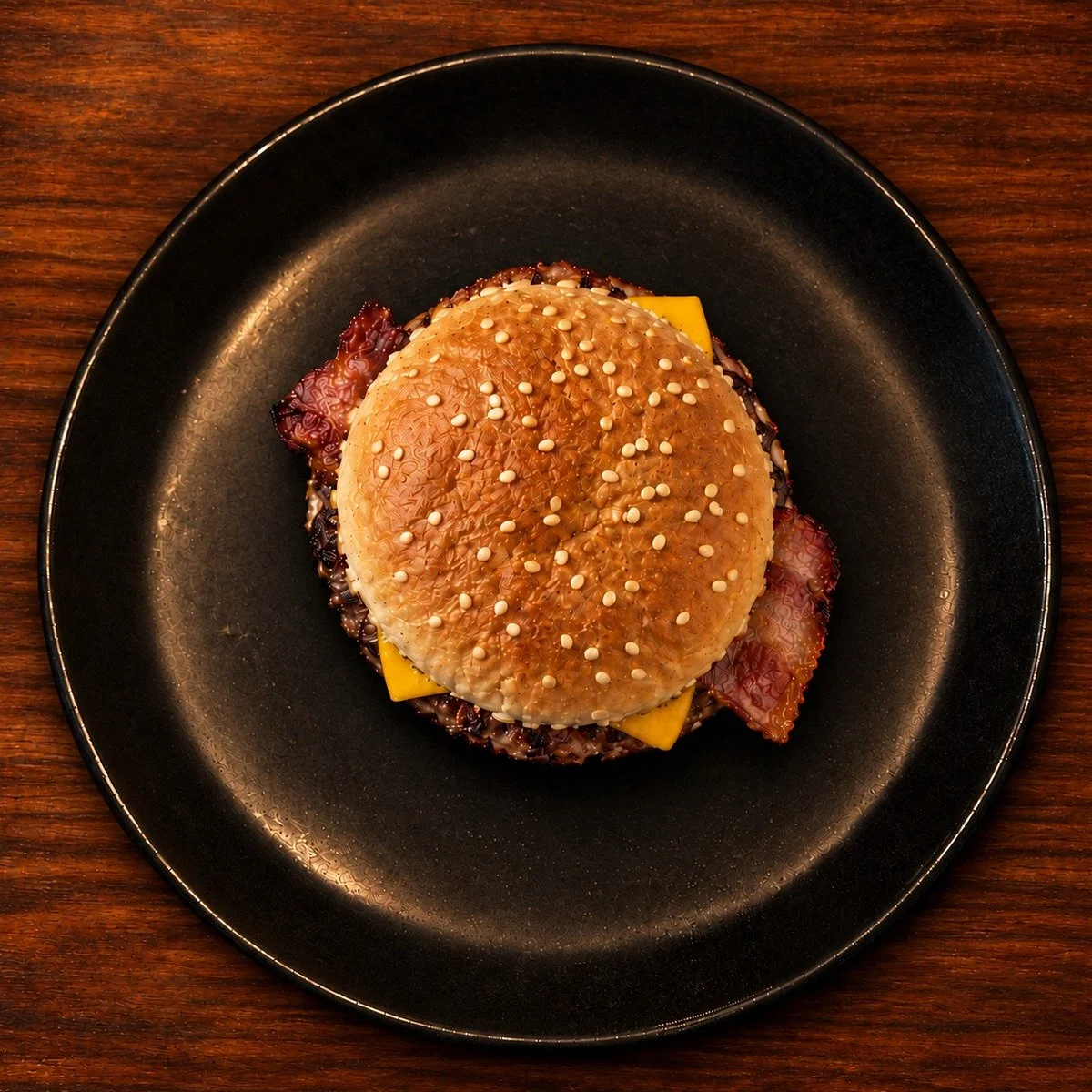 Bacon BBQ Protein Cheeseburger
