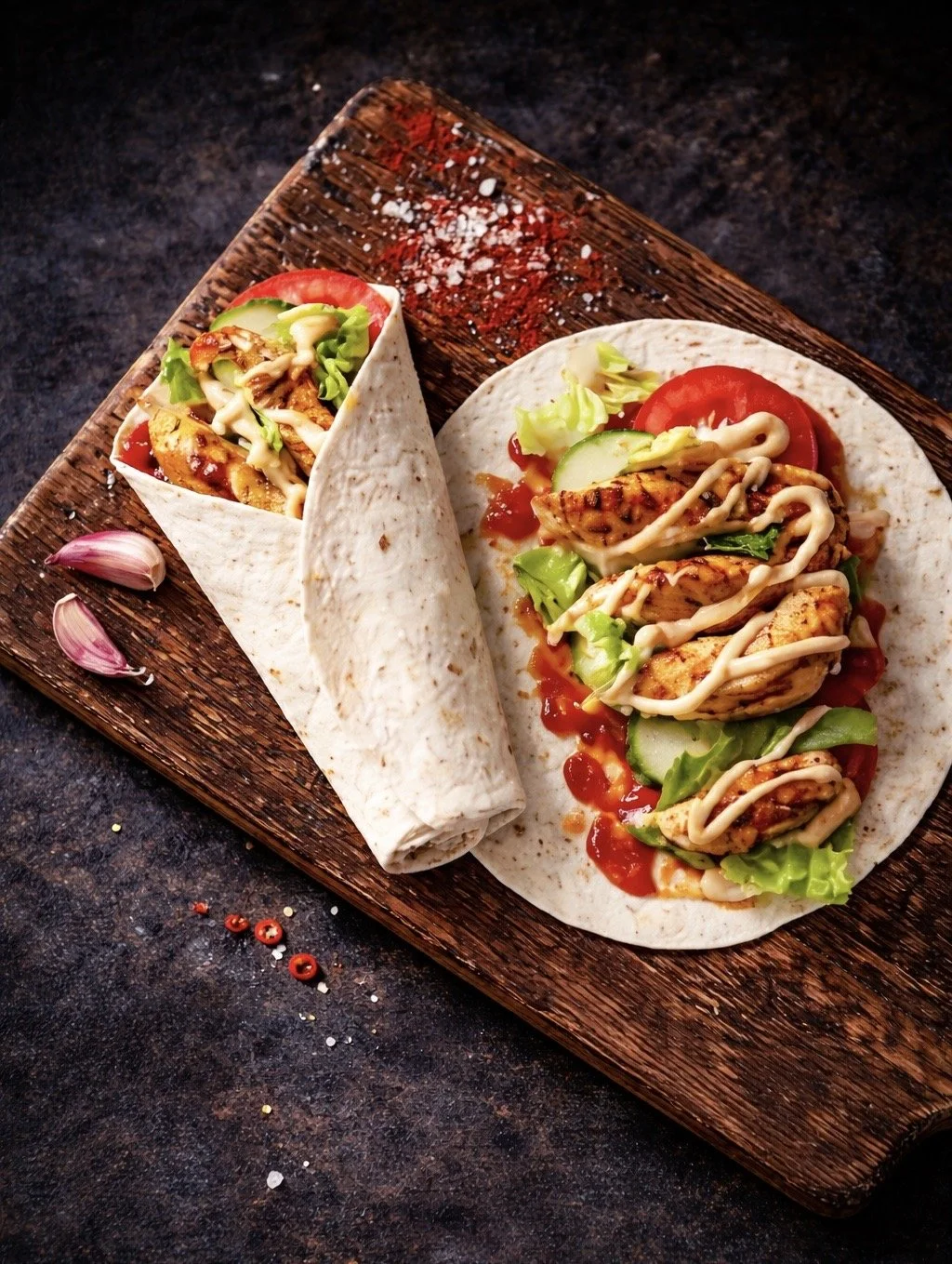 Fajitas - Protein 56g - Carbs 15g - Fat 11g - 383 Kcals