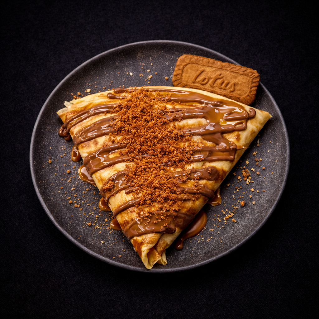 Biscoff Protein Pancakes