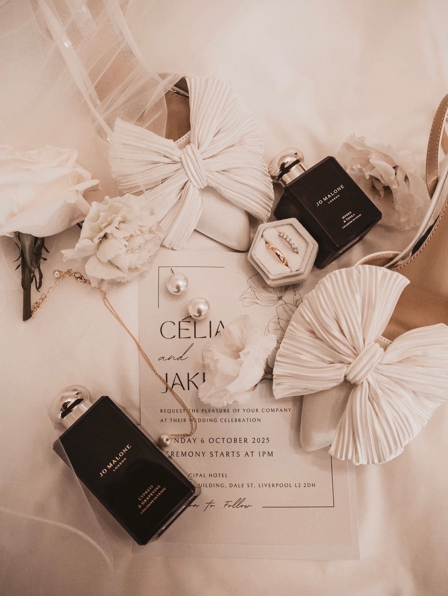 Details + moments from the morning of Celia + Jake&rsquo;s beautiful day at @themunicipalhotelliverpool 🤍

Videographer - @baseaurafilms 
Hairdresser: @hairbybethansteers 
Make-up: @emmaseatreemakeup / @oramakeup 
wedding dress supplier: @dottybrida