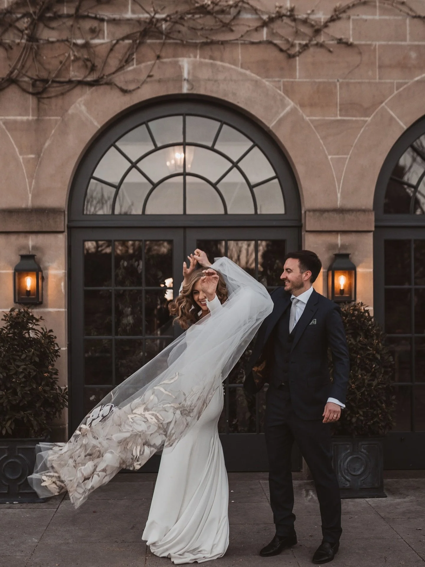 Amy + Alex at @middletonlodge 🤍

Florist: @wildfloralcouture 
Hair @luanhairstylistbridal 
Dress shop: @heart_aflutter 
Dress designer: @aeslingbride 
Veil shop/designer: @houseofsavin 
Suit designer: @mccannbespokelondon 
Shoes: @manoloblahnik 

#m