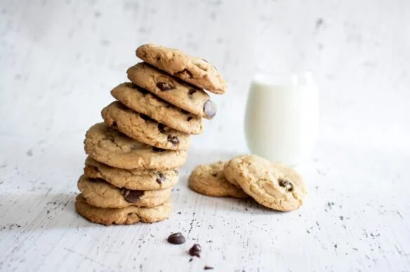 Celebrate Chocolate Chip Cookies with Milk