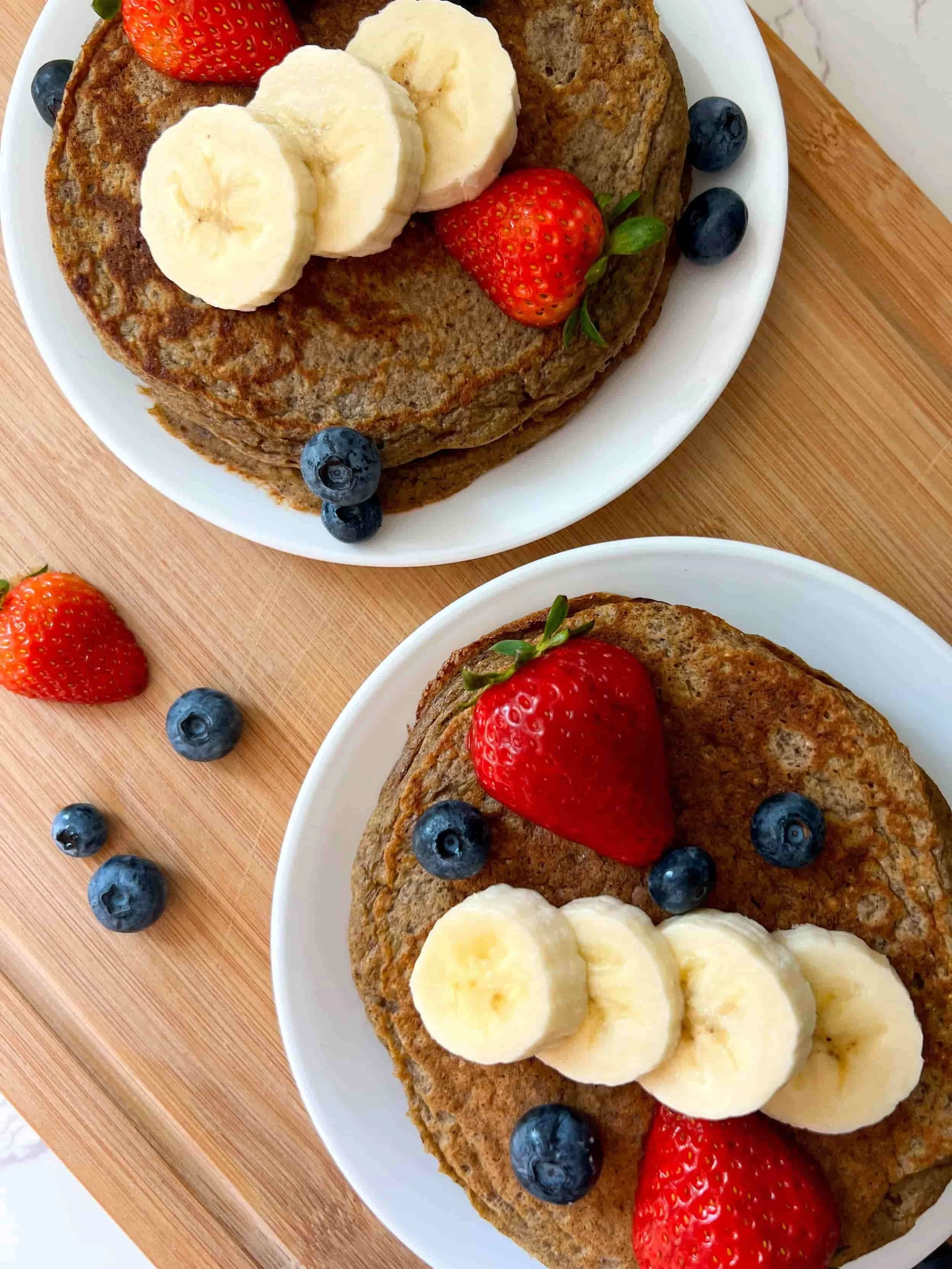 Banana Blender Pancakes for a High-Protein Dairy Breakfast