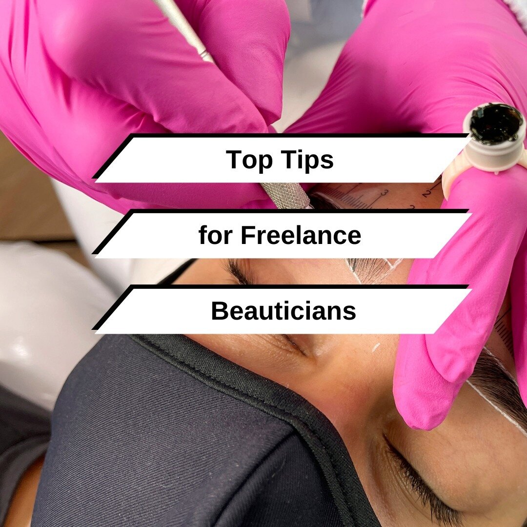 Top Tips for Freelance Beauticians! 

𝐁𝐮𝐢𝐥𝐝 𝐘𝐨𝐮𝐫 𝐎𝐧𝐥𝐢𝐧𝐞 𝐏𝐫𝐞𝐬𝐞𝐧𝐜𝐞: Your skills deserve to shine! Create a killer portfolio showcasing your best work on social media platforms. Instagram and Facebook are fantastic for displaying 