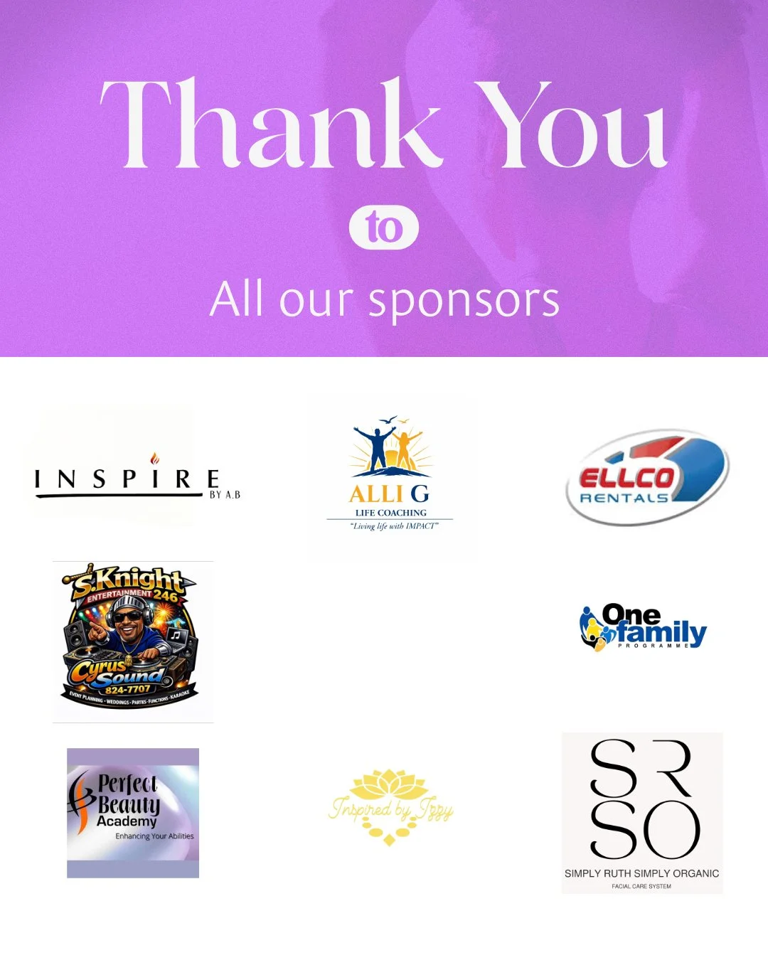 None of this would have been possible without you. A heartfelt thank you to every sponsor who poured into the Give to Gain 2026 Retreat. Your generosity made the difference. 💜