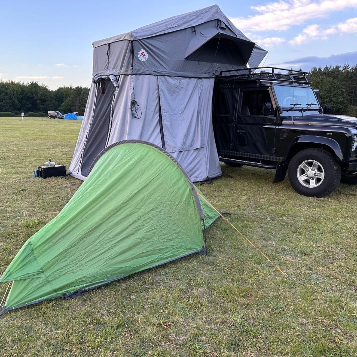 Rack and ladder build and delivered by mcb4x4, ready for customers camping trip 😀