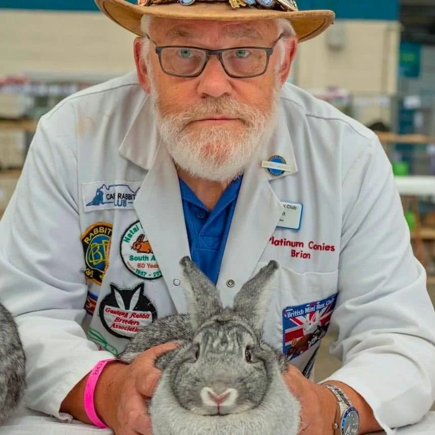 From a Mountainside in swaziland to the Royal Show: Meet Rabbit Judge Brian Platt