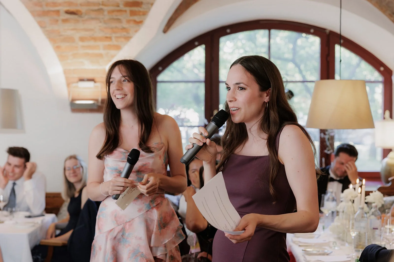 Wedding celebration speech Wachau Austria wine region Fine Events Vienna