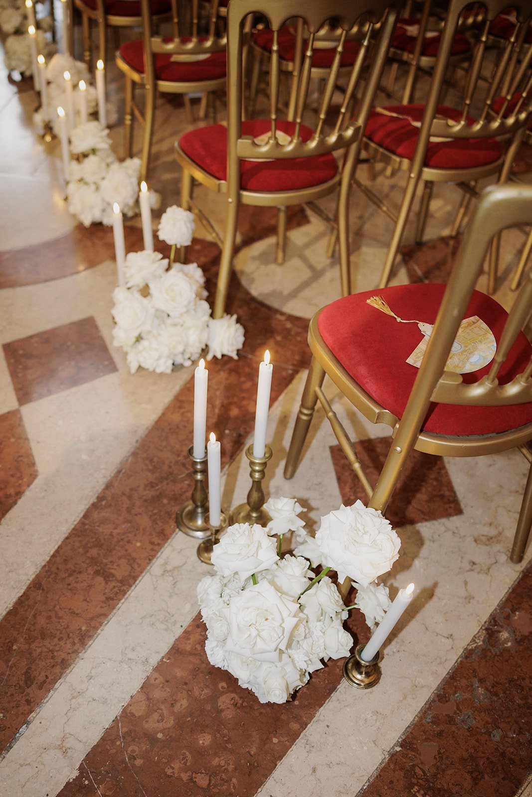 Elegant wedding details Austrian National Library Vienna Austria Fine Events Vienna