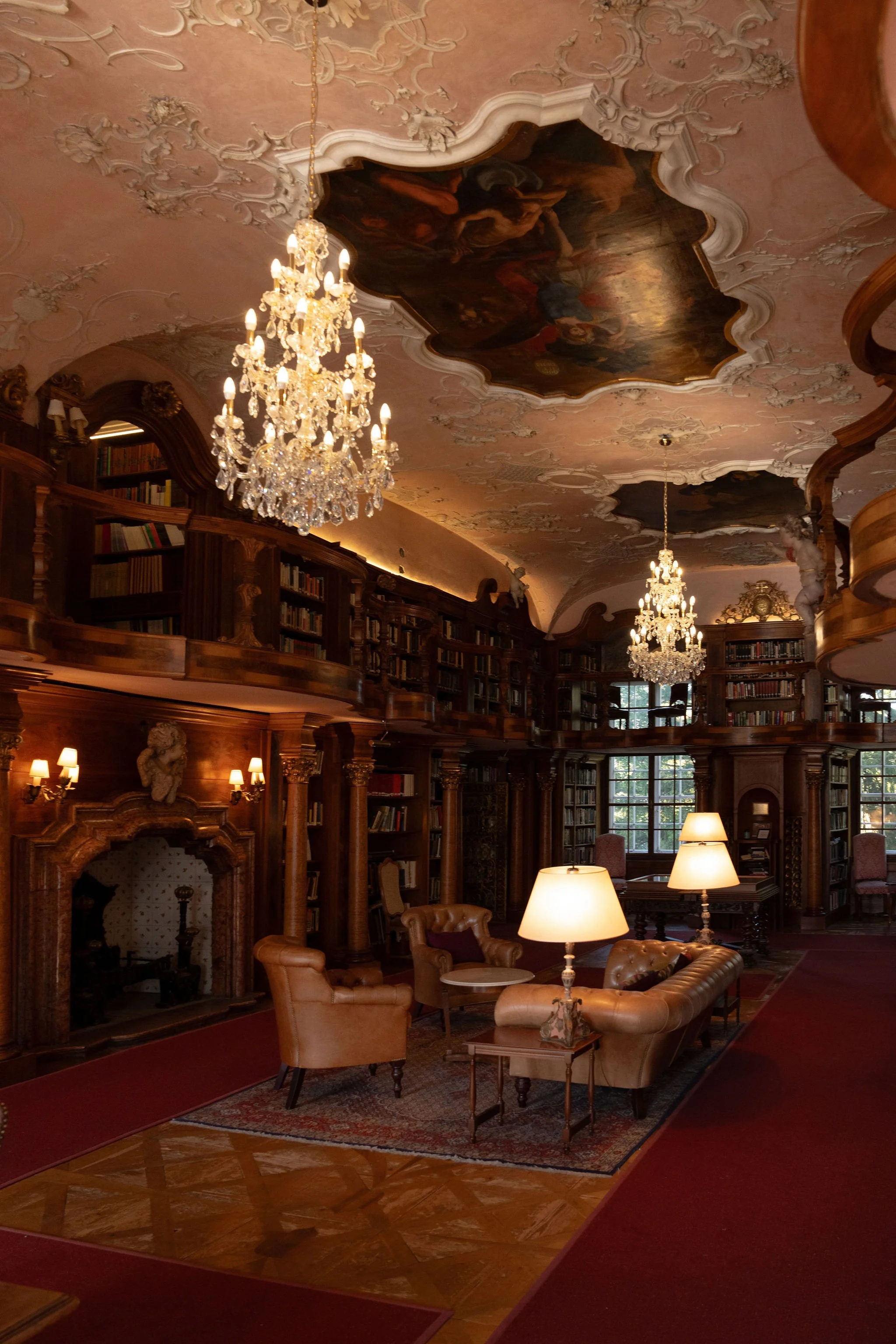  Luxury Destination wedding venue Schloss Leopoldskron baroque library Fine Events Vienna planning 