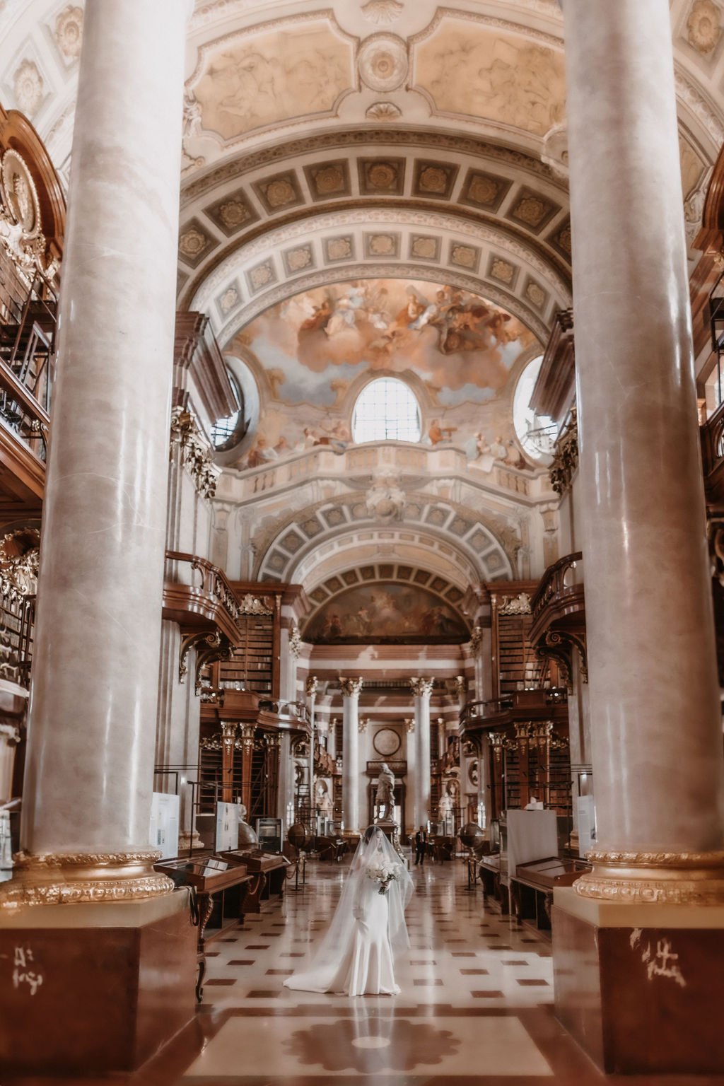  National library marble hall wedding venue Vienna Fine Events Vienna 
