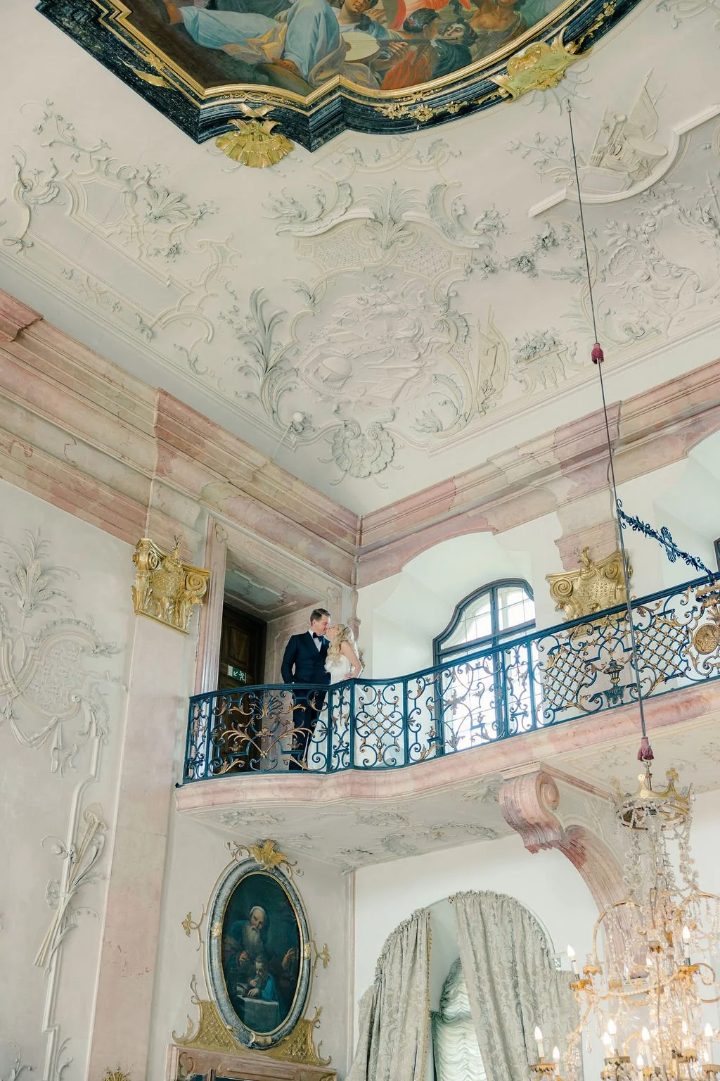 Schloss Leopoldskron Salzburg Palace Wedding Portrait