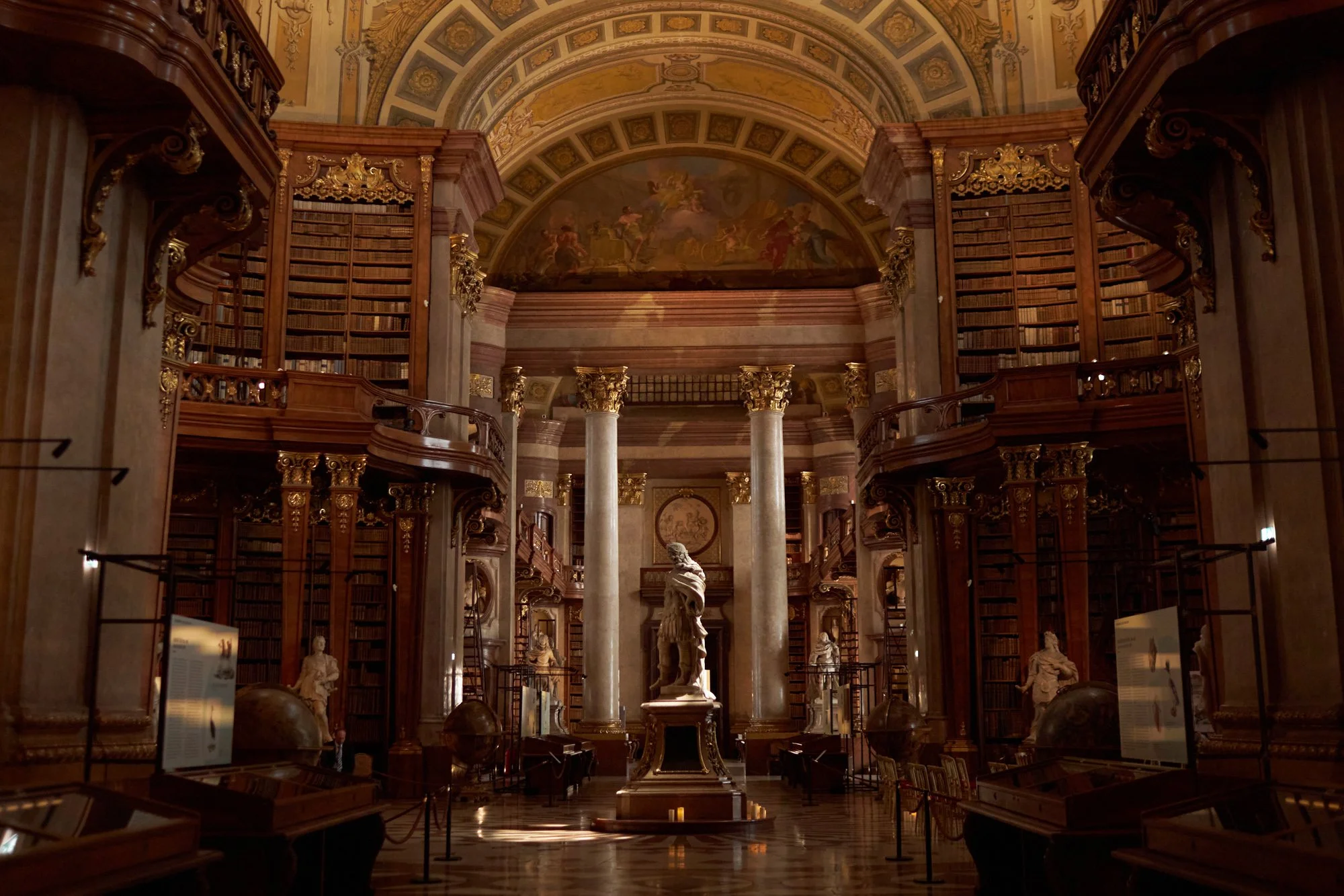 Marble hall national library Vienna stunning wedding venue Fine Events Vienna