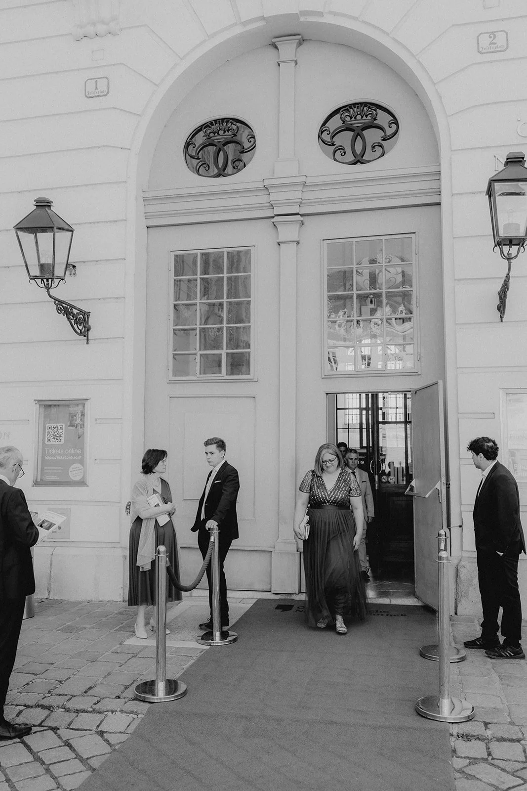 Wedding party National Library Vienna Austria destination Fine Events Vienna
