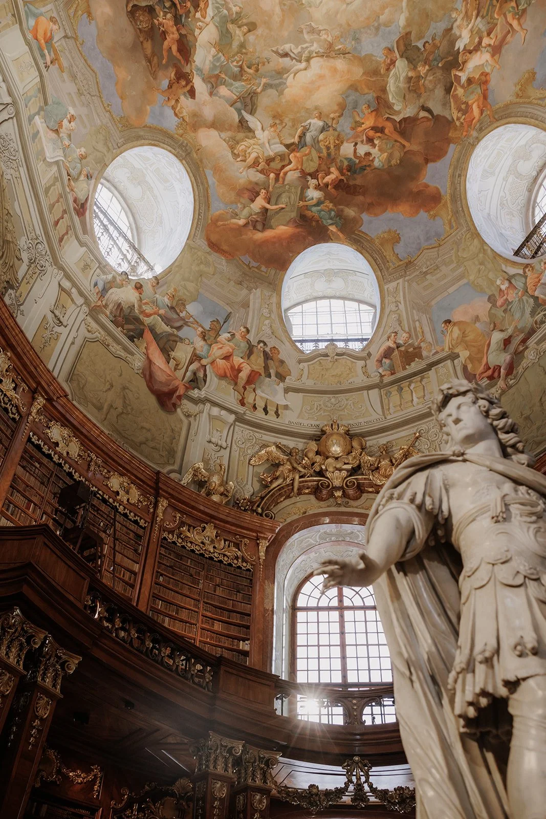 Luxury wedding ceremony National Library Vienna Austria styled by Fine Events Vienna