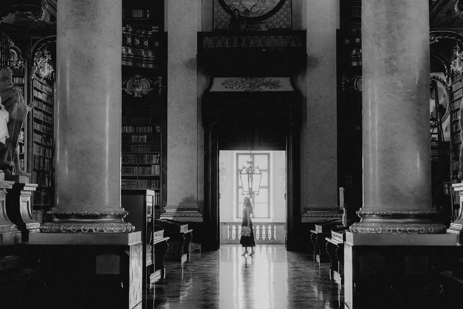 Historic wedding venue Austrian National Library Vienna styling Fine Events Vienna