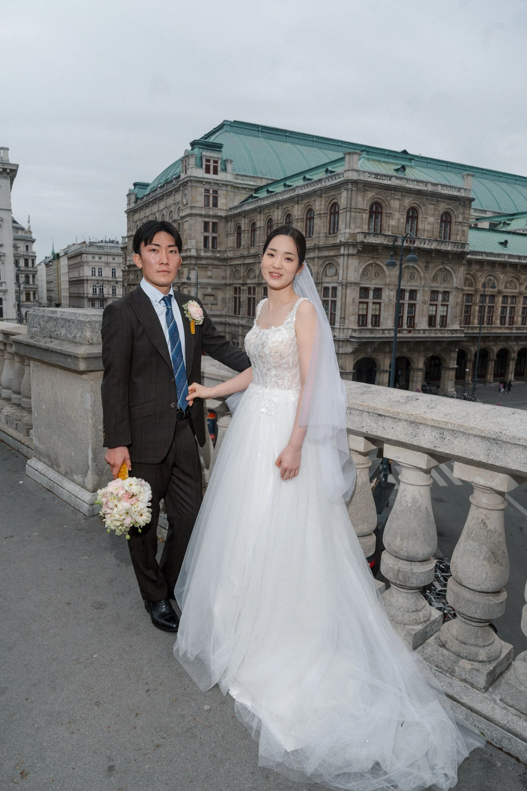 Korean Japanese couple inner city Vienna Austria Fine Events Vienna
