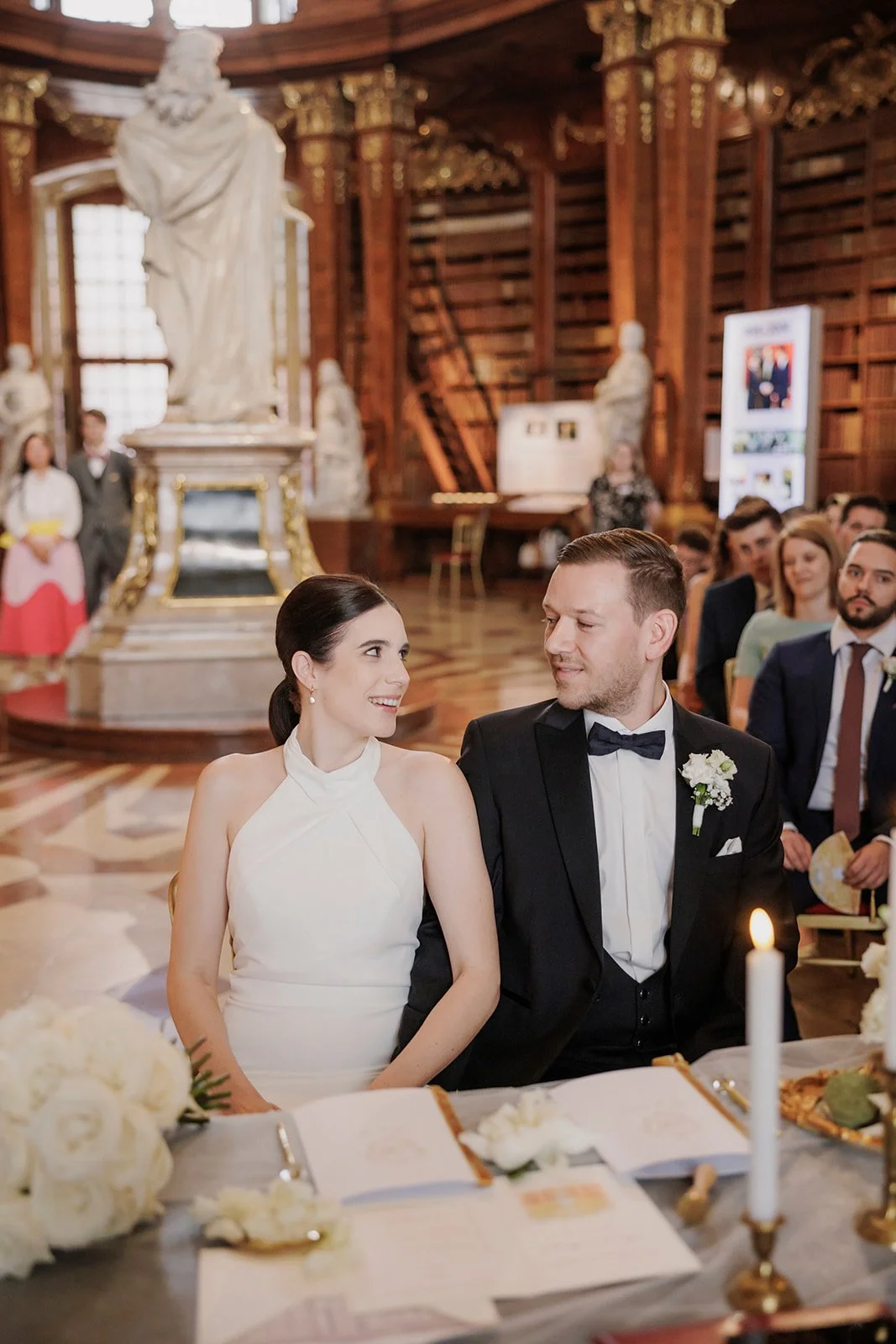 Museum wedding ceremony Austrian National Library Vienna planning Fine Events Vienna