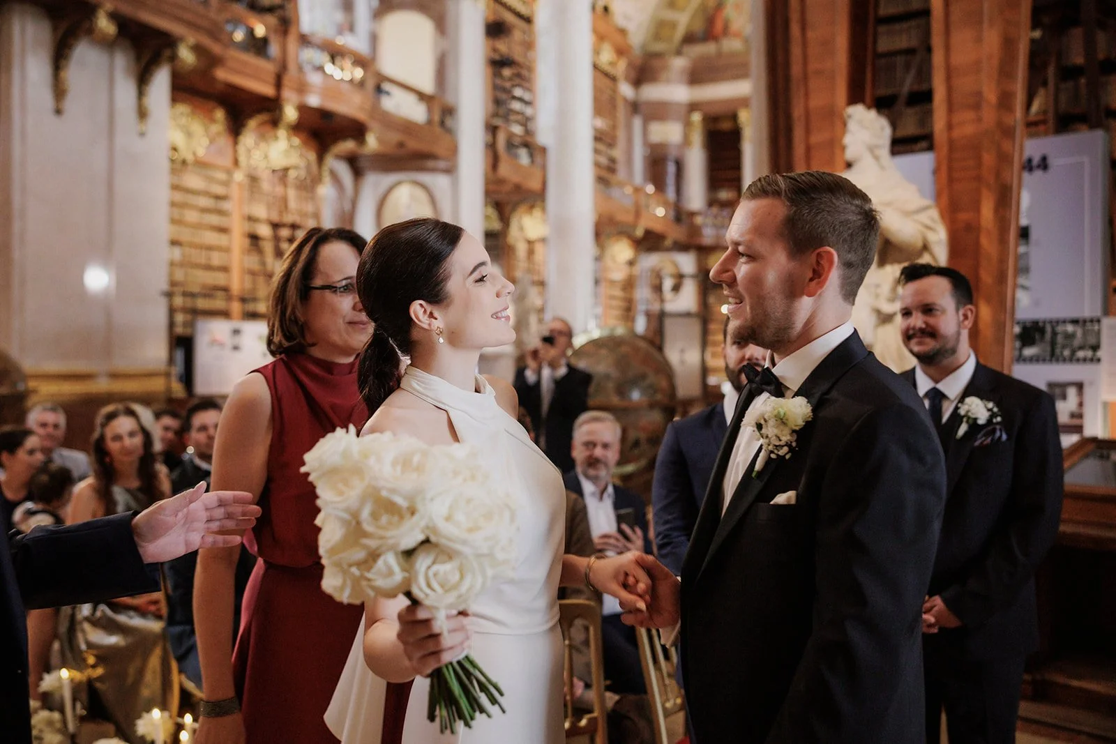 State Hall wedding National Library Vienna Austria romantic Fine Events Vienna