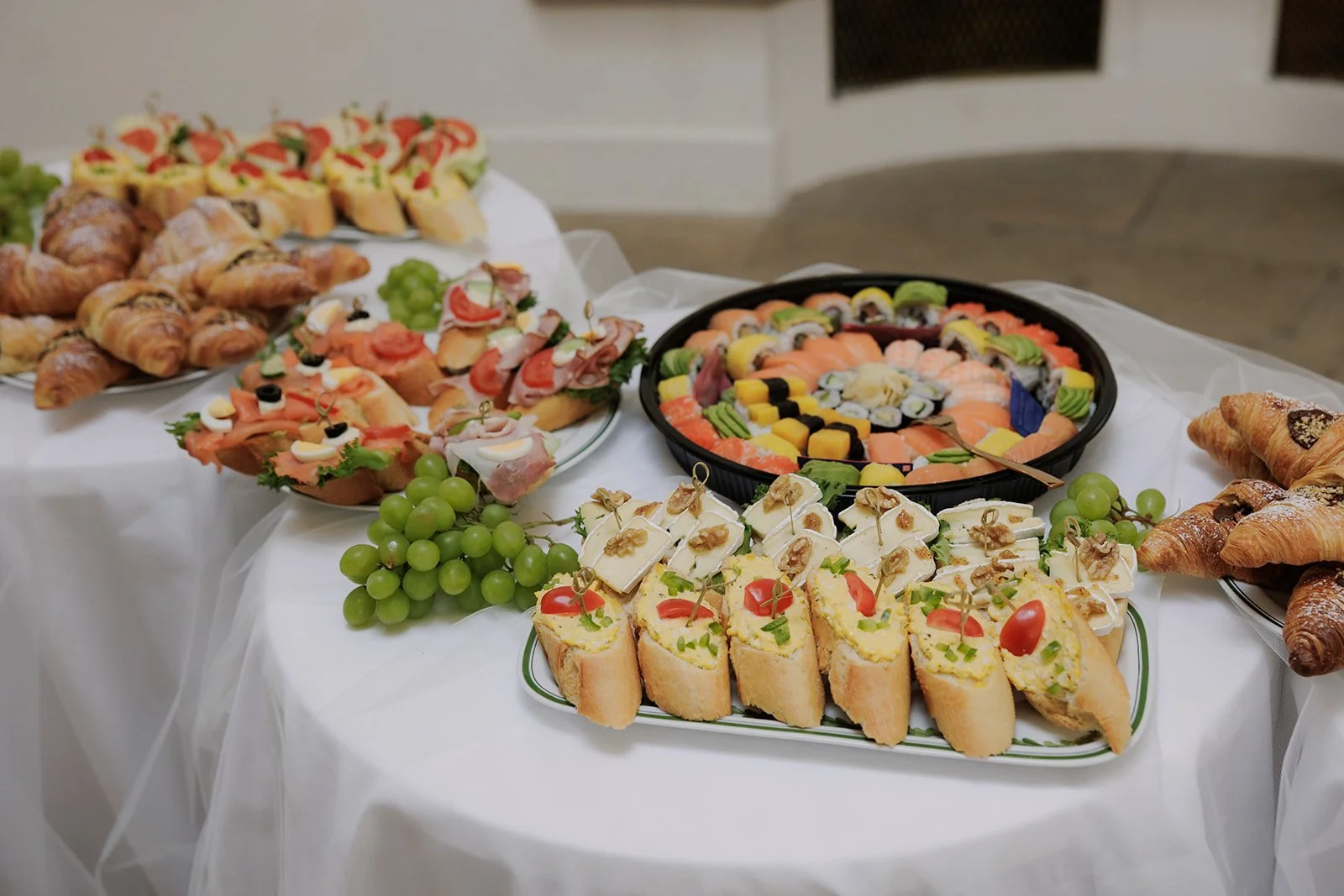 Elegant reception Nationalbibliothek Vienna wedding Austria wine region Fine Events Vienna