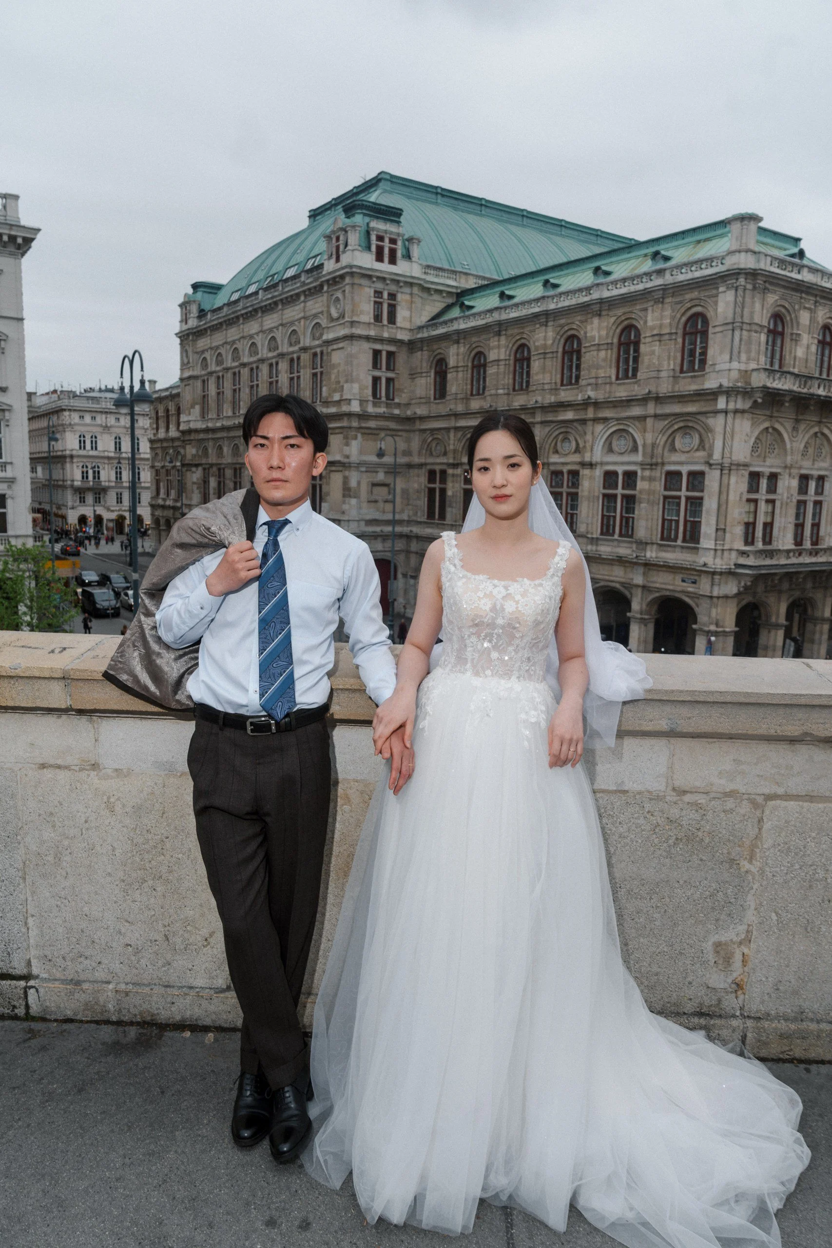 Korean Japanese couple inner city Vienna Austria Fine Events Vienna