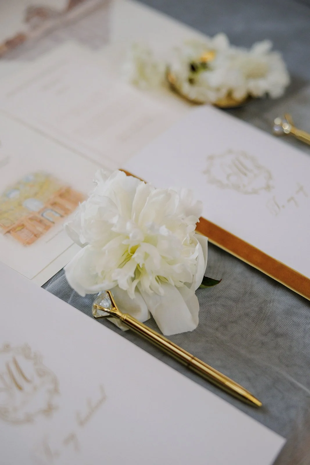 Wedding stationery National Library Vienna Austria destination Fine Events Vienna