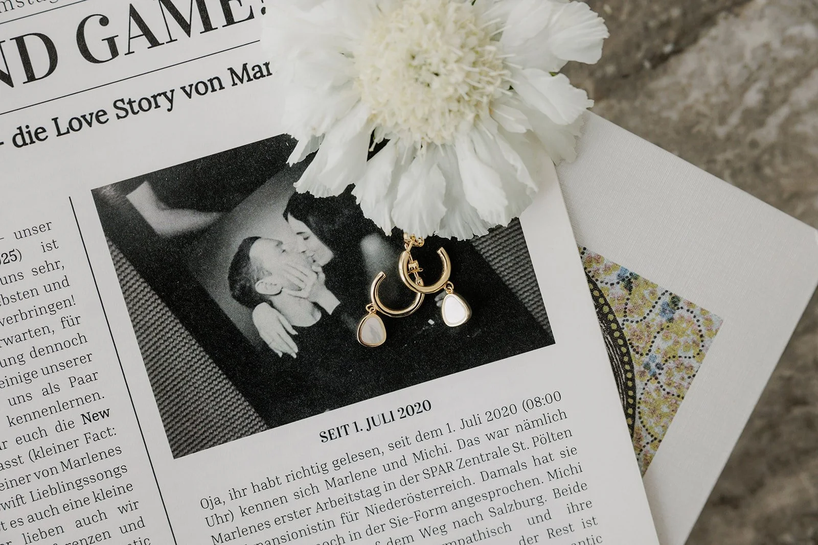 Elegant Wedding stationery and rings National Library Vienna Austria destination Fine Events Vienna