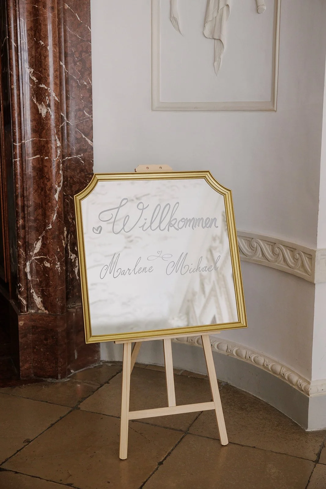 Elegant wedding details Austrian National Library Vienna Austria Fine Events Vienna
