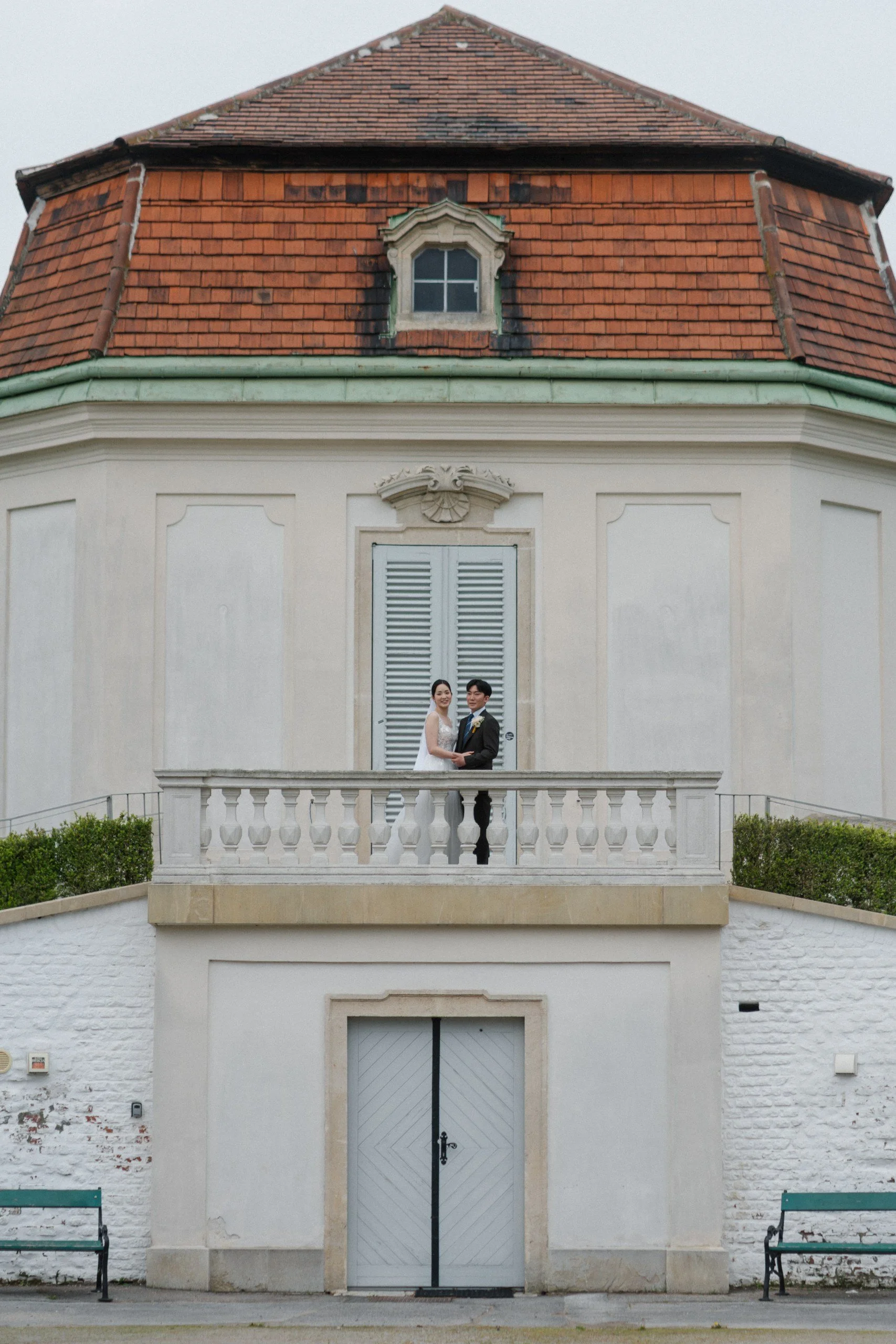 Historic Belvedere Palace exterior Vienna wedding Fine Events Vienna
