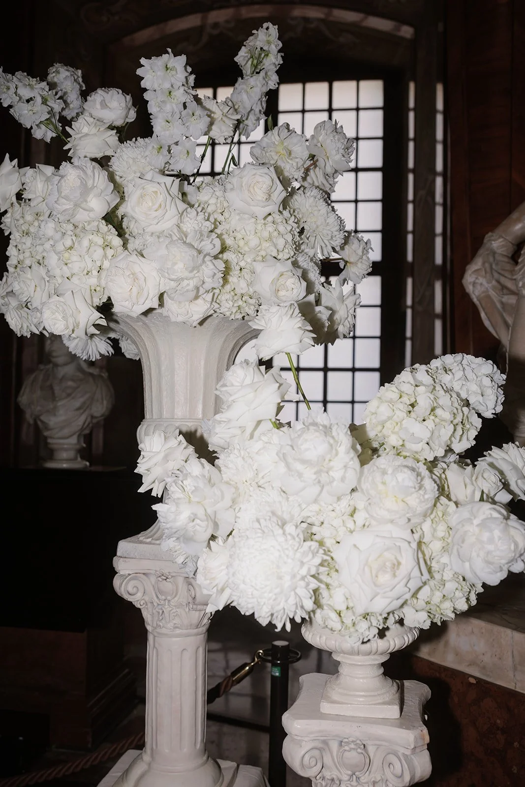 Museum wedding floral design National Library Vienna Austria destination Fine Events Vienna