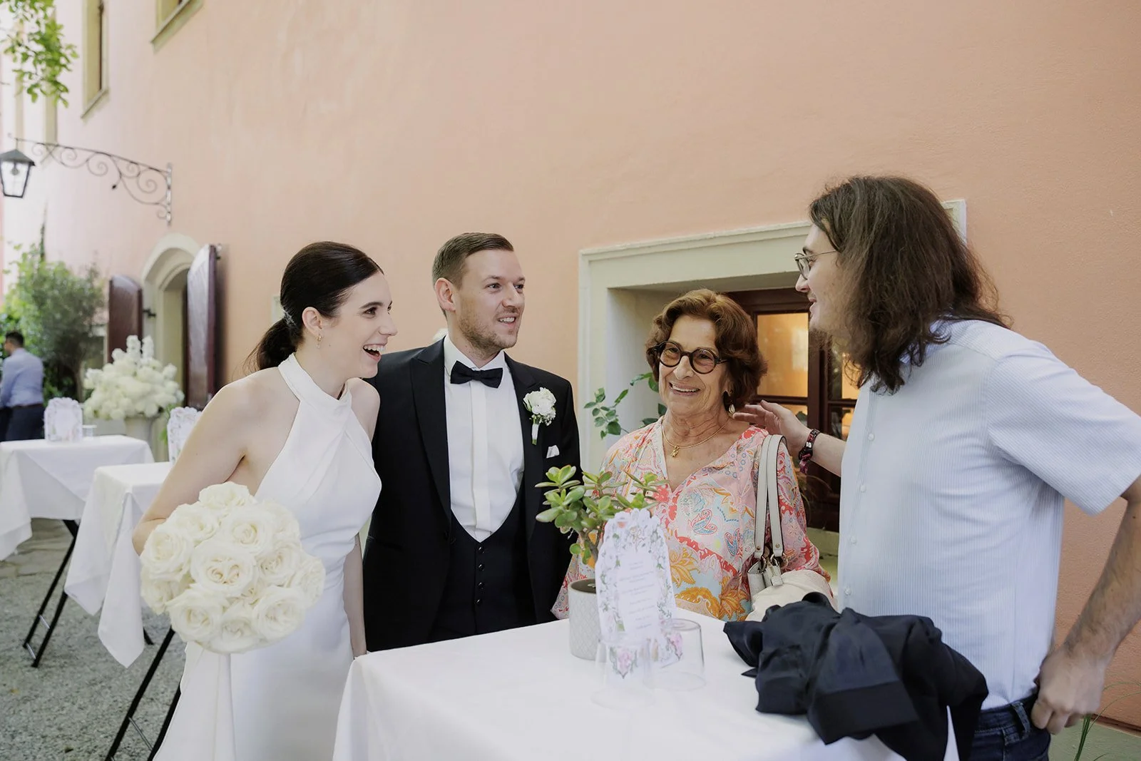 Wedding party Wachau wine region Austria romantic Fine Events Vienna