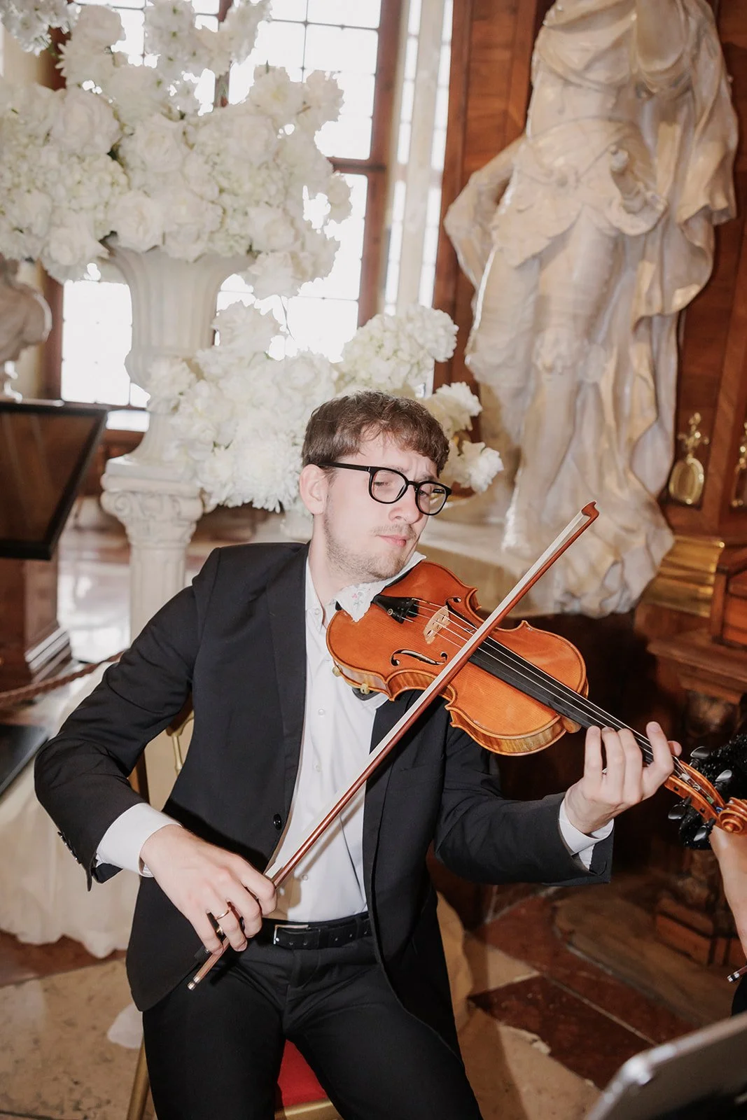 Historic wedding ceremony Austrian National Library Vienna coordination Fine Events Vienna